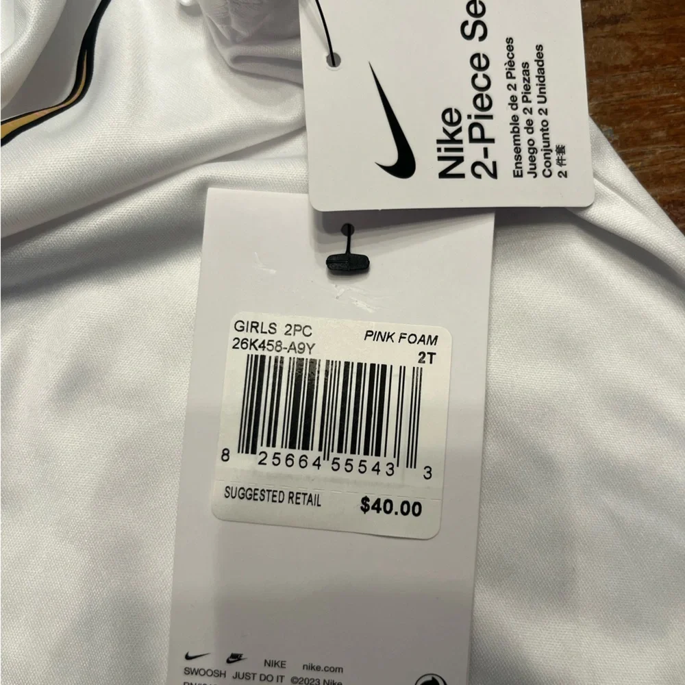 NWT Nike Toddler Girls 2 Piece Shorts Set